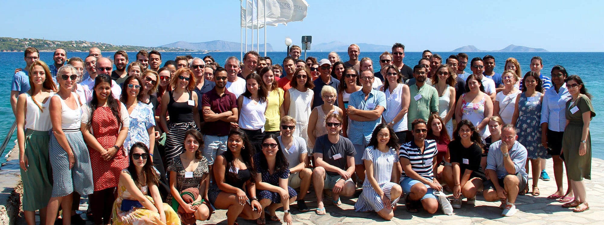 Participants at a FEBS Advanced Lecture Course on 'Epigenomics, nuclear receptors and disease', Spetses Island, Greece, August 2019
