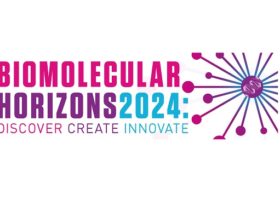 Logo and title of the Biomolecular Horizons 2024 event.