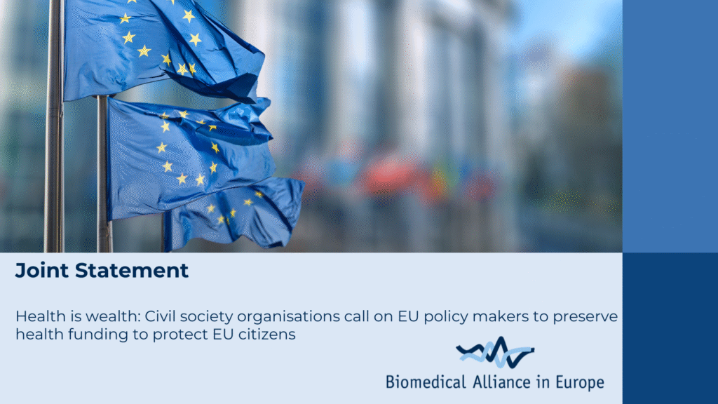 Health is wealth: Policy makers must preserve investment to protect the health of EU citizens